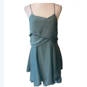 Cupshe SZ LG Turquoise dress